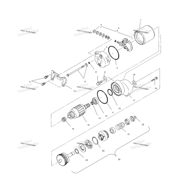 STARTING MOTOR (4935863586D010)