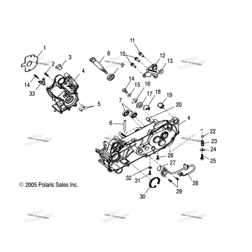 CRANKCASE /CB/CC/CD