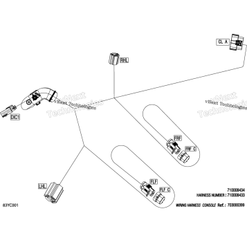 ELECTRIC - CONSOLE WIRING HARNESS - 710008433