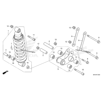 REAR SHOCK ABSORBER