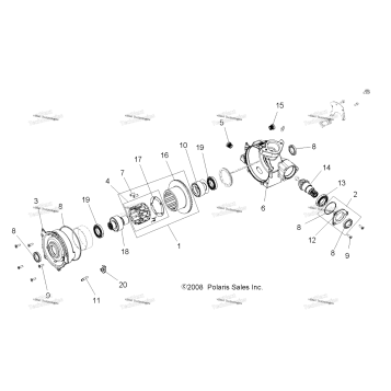 DRIVE TRAIN, FRONT GEARCASE