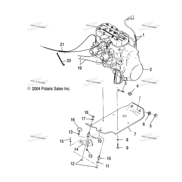 ENGINE MOUNTING /BE