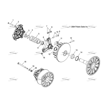 DRIVE CLUTCH /7CSA/NP7CS/7CSA/7CSB/NE8CS/8CSA/NP8CS/8CSA/8CSB (4993799379D03)