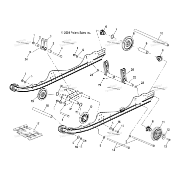 REAR SUSPENSION S05NP7CS/7CSA/7CSB/8CS/8CSA/8CSB (4993799379B12)