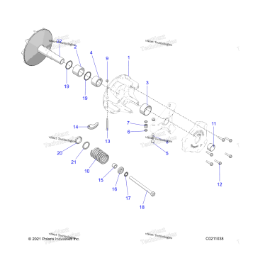 DRIVE TRAIN, PRIMARY CLUTCH