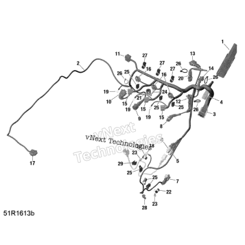 ENGINE HARNESS AND ELECTRONIC MODULE - SM6