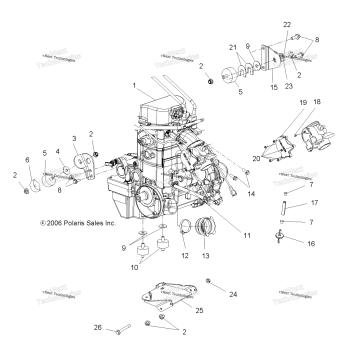 ENGINE, MOUNTING
