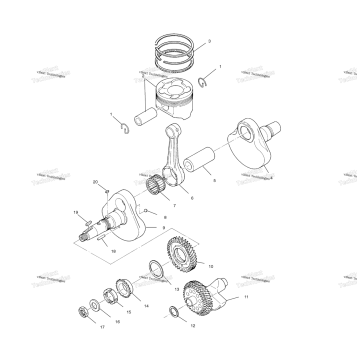 CRANKSHAFT & PISTON A00CL50AA