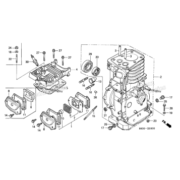 CYLINDER + CYLINDER HEAD