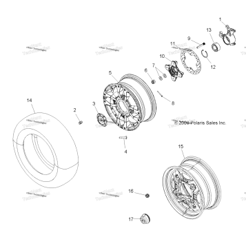 WHEELS, FRONT & HUB
