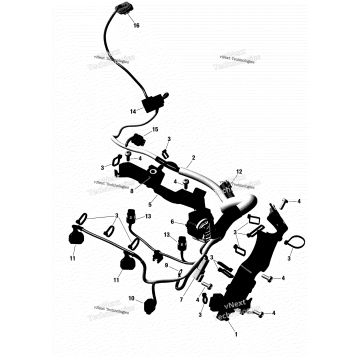 ENGINE HARNESS - 598 RS