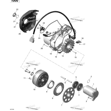 MAGNETO AND ELECTRIC STARTER