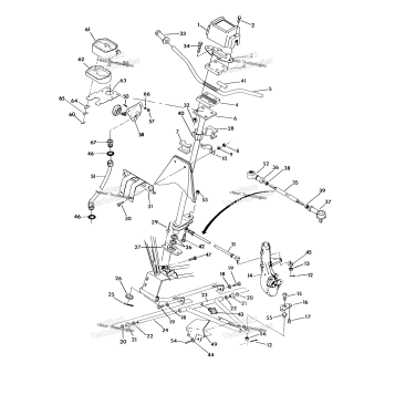 STEERING ASSEMBLY 350 4X4 / W928139