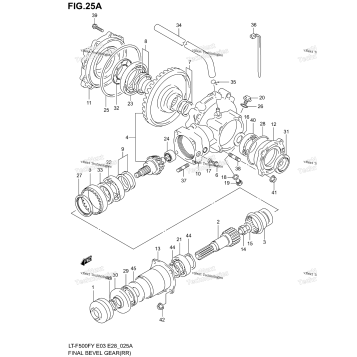 FINAL BEVEL GEAR (REAR)(MODEL Y)