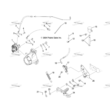 MASTER CYLINDER, REAR & FOOT PEDAL /AS/AT/AU/AW