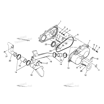 CLUTCH COVER ASSEMBLY TRAIL BOSS