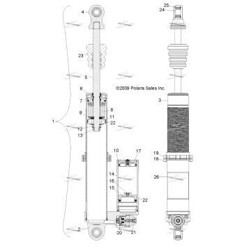 SUSPENSION, REAR SHOCK