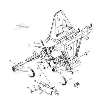 FRONT DRIVE ASSEMBLY 4X4 300