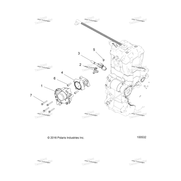 ENGINE, THROTTLE BODY & FUEL RAIL