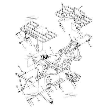 FRAME ASSEMBLY WITH RACKS