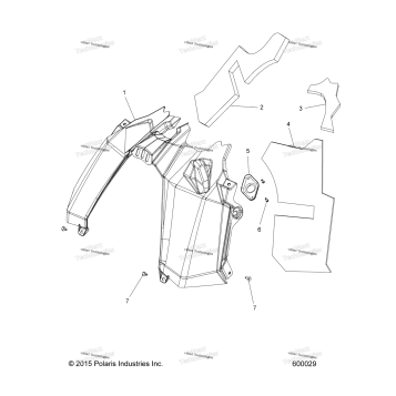 BODY, CONSOLE S20EFK6PS/PEB