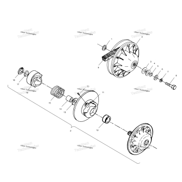 DRIVEN CLUTCH A99CH50EB