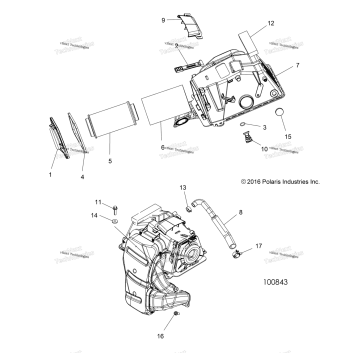 ENGINE, AIR INTAKE