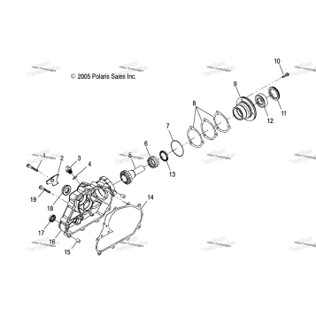 DRIVE ASSEMBLY, REAR /AB/AC/LE