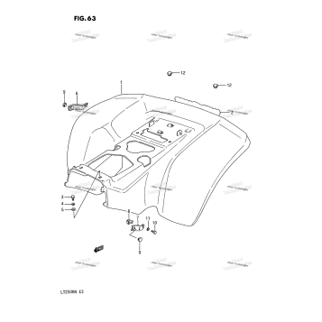 REAR FENDER (MODEL F/G)