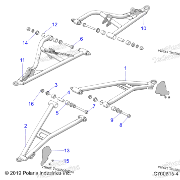 SUSPENSION, FRONT CONTROL ARMS