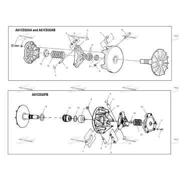 DRIVE CLUTCH A00CD32AA