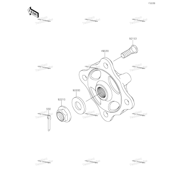 FRONT HUBS/BRAKES