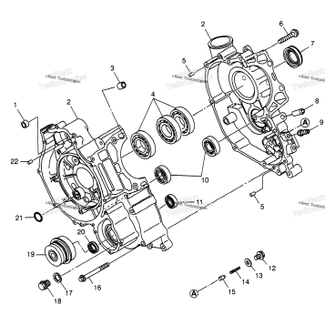 CRANKCASE W98AE50A