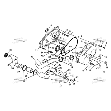 CLUTCH COVER 6X6 400L W968740 & 6X6 400L NORWEGIAN