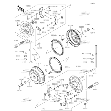 FRONT HUBS/BRAKES