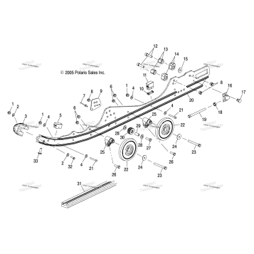 SUSPENSION, RAIL MOUNTING