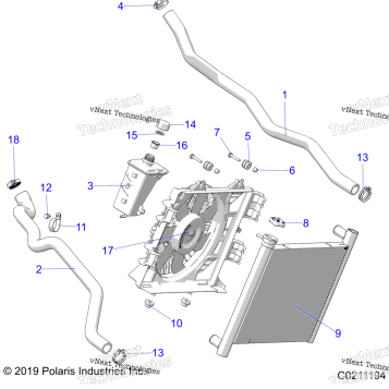 ENGINE, COOLING SYSTEM
