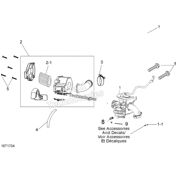 CARBURETOR AND AIR CLEANER