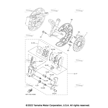FRONT BRAKE CALIPER