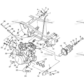 ENGINE MOUNTING SCRAMBLER
