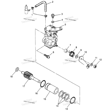 OIL PUMP TRAIL BLAZER (4940124012D003)