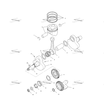CRANKSHAFT & PISTON