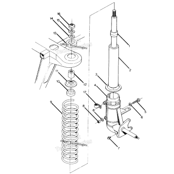 STRUT ASSEMBLY TRAIL BOSS