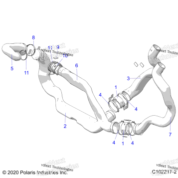 BODY, CLUTCH DUCTS