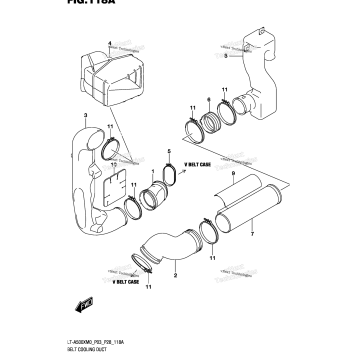 BELT COOLING DUCT