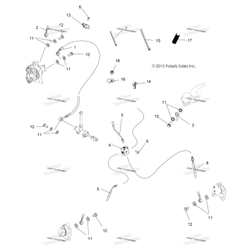 BRAKES, BRAKE LINES