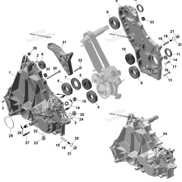ROTAX - GEARBOX HOUSING