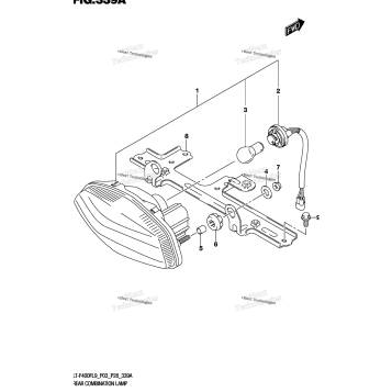 REAR COMBINATION LAMP (LT-F400FL9 P03)
