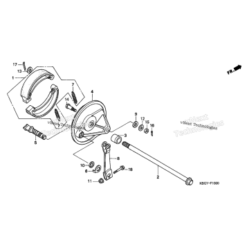 REAR BRAKE PANEL