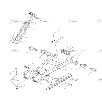 SWING ARM/SHOCK MOUNTING